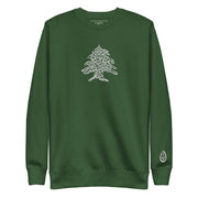Cedar Tree Embroidered Unisex Premium Crewneck